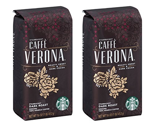 Starbucks Caffe Verona Coffee, Dark, Whole Bean - 32 Ounce (2 Lbs) Starbucks Caffe Verona Coffee, Dark, Whole Bean - 32 Ounce (2 Lbs)