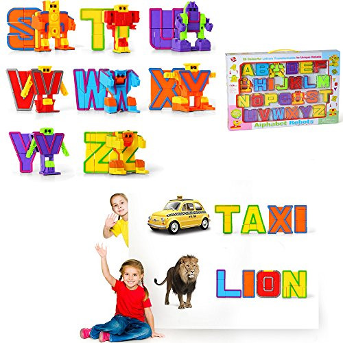 Mallya Learning Toys-Alphabet Robot for Preschool Toddler Kids ABC Learning,Birthday Party, School Classroom, Education Toy