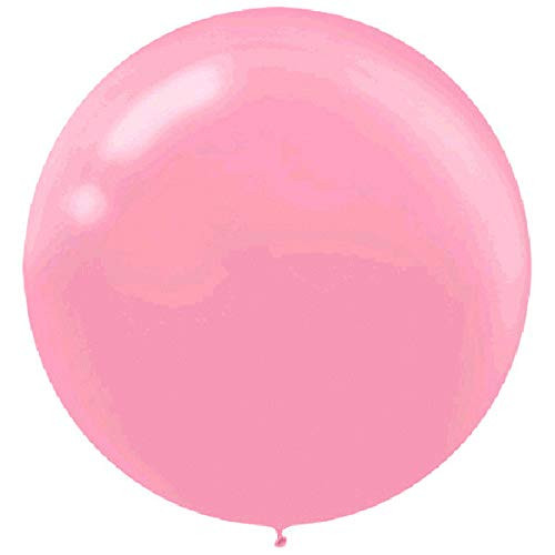 Round Latex Balloons | New Pink | Party Decor | 16 Ct.