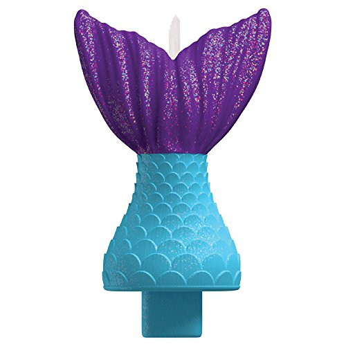 Amscan Mermaid Wishes Molded Candle