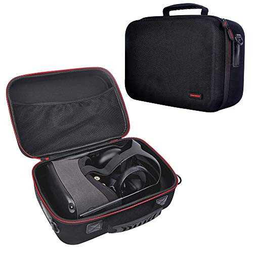 Oculus Quest Travel Case with Customizable Foam Compatible with Oculus Quest VR Headset and Quest Controllers Impact Protection All-in-one VR Gaming Headset Storage Box (Oculus Quest case)