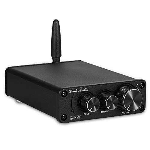 Nobsound G3 2 Channel Bluetooth 5.0 Amplifier , Class D Stereo Audio Amplifier , Mini Home Theater Power Amp , Digital Power Amplifier Receiver , 100W , Treble & Bass Control (Black)