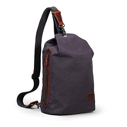 XINCADA Sling Messenger Bag Man Bag Canvas Sling Bags Crossbody Shoulder Bags Small Travel Hiking Daypack for Men