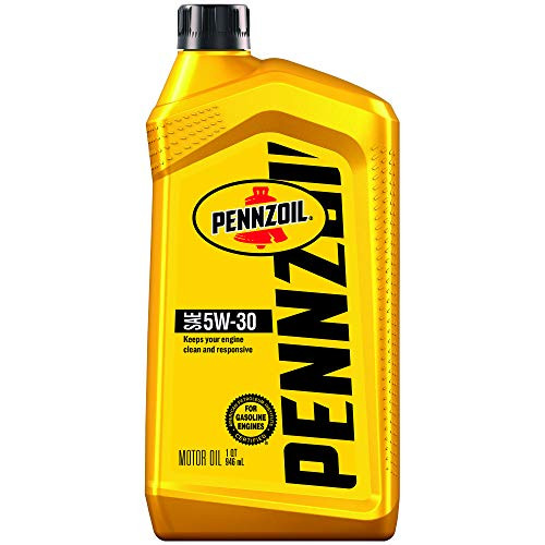 Pennzoil (550035091-6PK) SAE 5W-30 Motor Oil API GF-5 - 1 Quart, (Pack of 6)