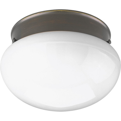 Progress Lighting P3408-20 1-Light Close-To-Ceiling Fixture, Antique Bronze