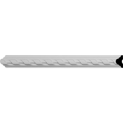 1 5/8"H x 1"P x 94 1/2"L Valeriano Ribbon Panel Moulding (4-Pack)