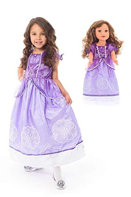 Little Adventures Amulet Princess Dress Up Costume & Matching Doll Dress (Small (Age 1-3)) Little Adventures Amulet Princess Dress Up Costume & Matching Doll Dress (Small (Age 1-3))