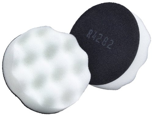 3M Finesse-it Buffing Pad 01963, Hook-and-Loop, 3" Diameter, White (Pack of 10)