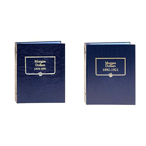 Whitman US Morgan Dollar Album Volumes 1 and 2 Bundle 1878-1921#9128