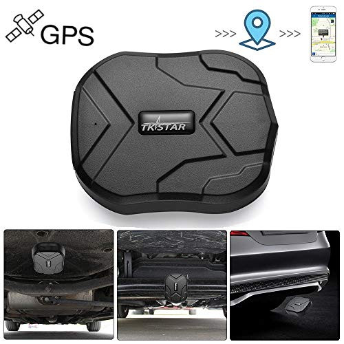 TKMARS GPS Tracker Vehicle GPS Tracker Anti Lost Geo Fence Remove Alarm Standby Time 90 Days Waterproof GPS Locator Tracking Device Magnet 5000mah Battery for Vehicle Motorcycles Trucks TK905