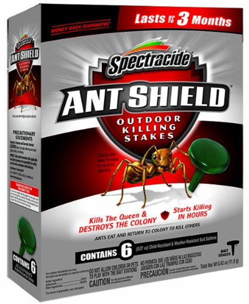 Spectracide 95597-1 6 Count Ant Shield Outdoor Killing Stakes, Pack of 6 Spectracide 95597-1 6 Count Ant Shield Outdoor Killing Stakes, Pack of 6