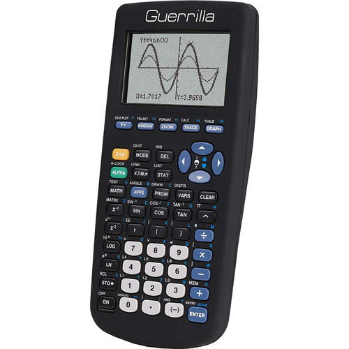 Guerrilla Silicone Case for Texas Instruments TI-83 Plus Graphing Calculator, Black Guerrilla Silicone Case for Texas Instruments TI-83 Plus Graphing Calculator, Black