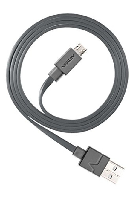 Ventev chargesync Micro USB Cable, 6ft Gray