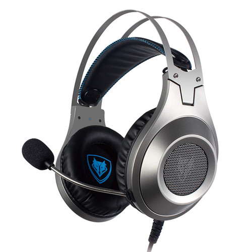 NUBWO N2 PS4 Xbox One PC Headset Gaming, Stereo Gamer Headphones with Microphone Headset Mic Computer Playstation 4 Xbox 1 Game - Silver