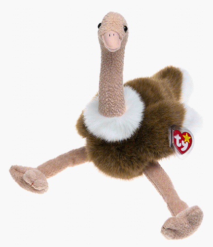 Beanie Buddies Ty Stretch the Ostrich