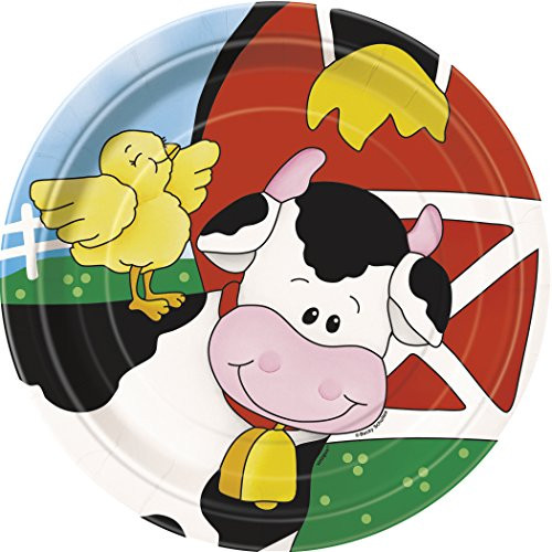 Farm Party Dessert Plates, 8ct