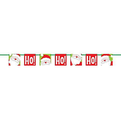 5ft Paper Ho Ho Ho Christmas Banner