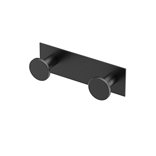 Gatco 1284MX All Modern Décor Hook, Double, Matte Black