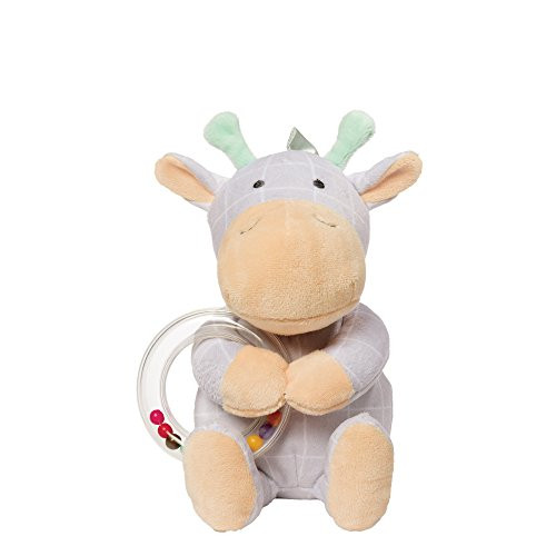 Manhattan Toy Playtime Plush Toy, Giraffe with Ring Rattle