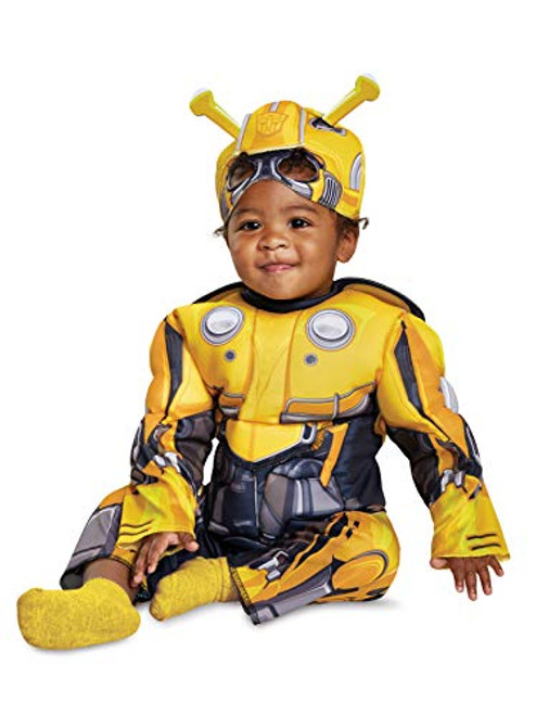 Disguise Bumblebee Toddler Muscle Child Costume, Yellow, Medium/(3T-4T) Disguise Bumblebee Toddler Muscle Child Costume, Yellow, Medium/(3T-4T)