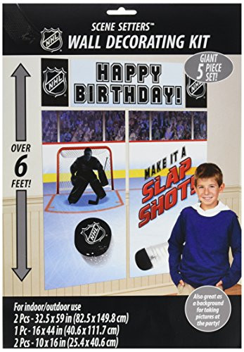 "NHL Collection" Scene Setter Wall Party Decorating Kit