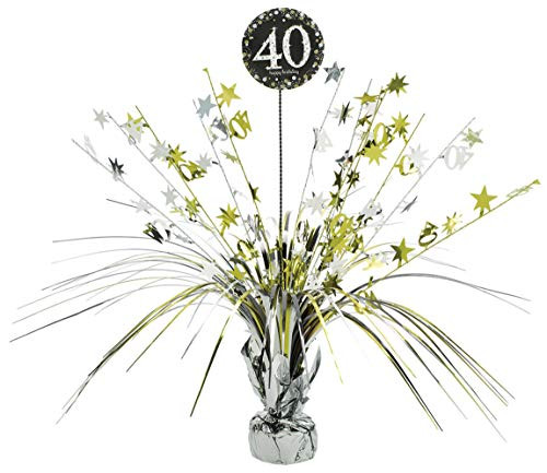 Sparkling Celebration "40" Spray Centerpiece, Birthday