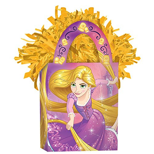 Amscan 110332 BLLN MINI TOTE WT RAPUNZEL DRE, 5.7 oz, Purple/Pink