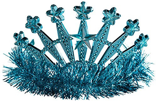 Amscan Party Supplies, Tiara, Party Costumes and Accessories, 4" x 5", Turquoise