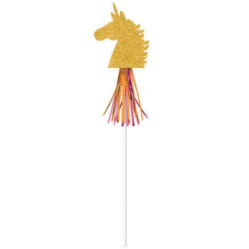 amscan Magical Unicorn Wands, Multicolor