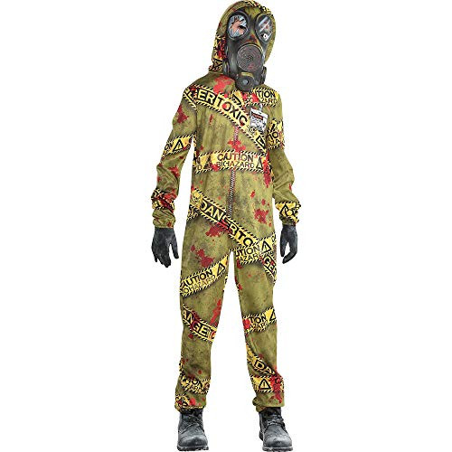 Quarantine Zombie Halloween Costume for Boys, Medium, with Included Accessories, by Amscan Quarantine Zombie Halloween Costume for Boys, Medium, with Included Accessories, by Amscan