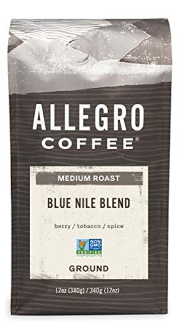 Allegro Coffee Blue Nile Blend Ground Coffee, 12 oz Allegro Coffee Blue Nile Blend Ground Coffee, 12 oz