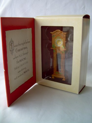 Hallmark Keepsake Ornament 'Twas the Night Before Christmas Vol. 1 Grandfather Clock