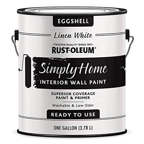 Rust-Oleum Simply Home Interior Wall Paint 343991 Simply Home Eggshell Interior Wall Paint Linen White