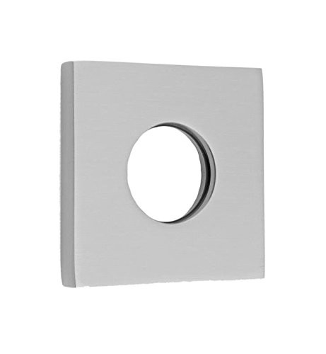 Jaclo 6007-WH Contemporary Square Escutcheon for 1/2" Showerarms, White