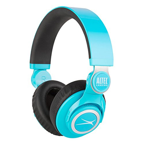 Altec Lansing MZX756-BLUE KickBack Headphones, Blue