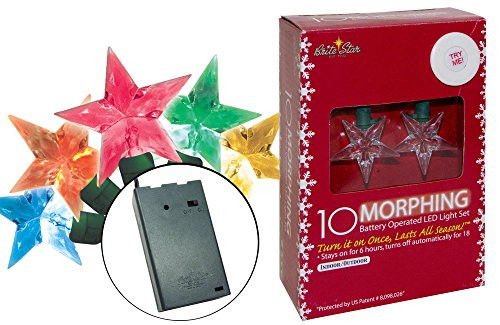 Brite Star 41-202-00 B/OP 10 Lt MORPHING LED Star