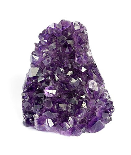 Deep Purple Project Large Amethyst Clusters Quartz Crystal Geode 1 Lb to 1.7 Lb Plus: Premium Gift Box Spiritual Healing Stone (500 gr to 800 gr)