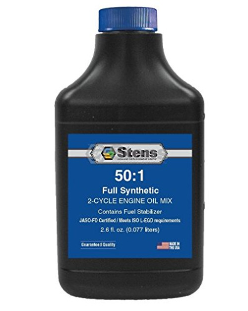 Stens 770-680 50:1 2-Cycle Full Synthetic Oil Mix Pack of 6 (6) Stens 770-680 50:1 2-Cycle Full Synthetic Oil Mix Pack of 6 (6)