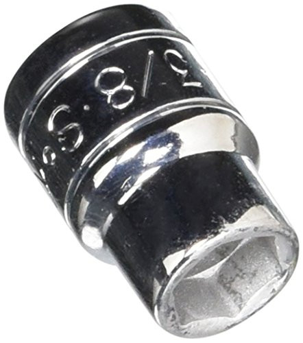 SK Hand Tool 45112 6 Point 3/8-Inch Drive Standard Socket, 3/8-Inch, Chrome