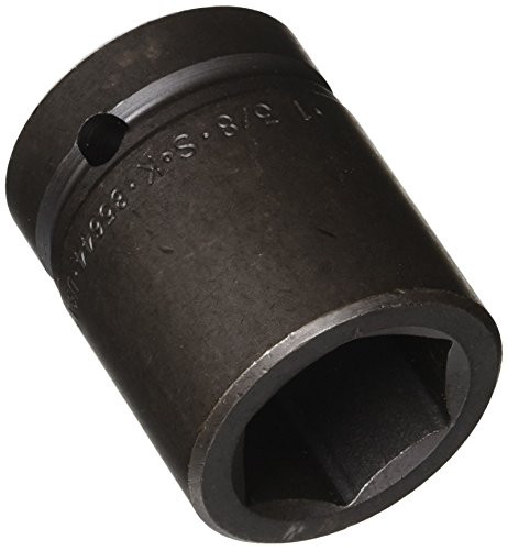 SK Hand Tool 85644 1-Inch Drive Standard Impact Socket, 1-3/8-Inch