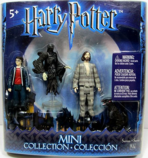 Harry Potter Mini Collection Figures (Harry, Dementor, Sirius Black, Sirius Dog)