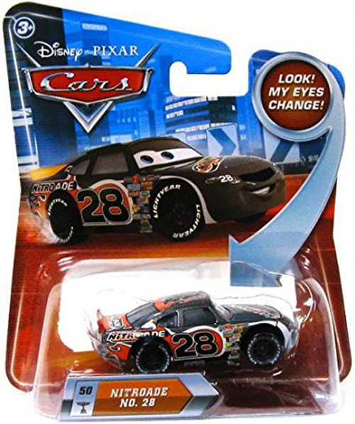 Disney/Pixar Cars, Lenticular Eyes Series 1 Die-Cast Vehicle, Nitroade No. 28, 1:55 Scale