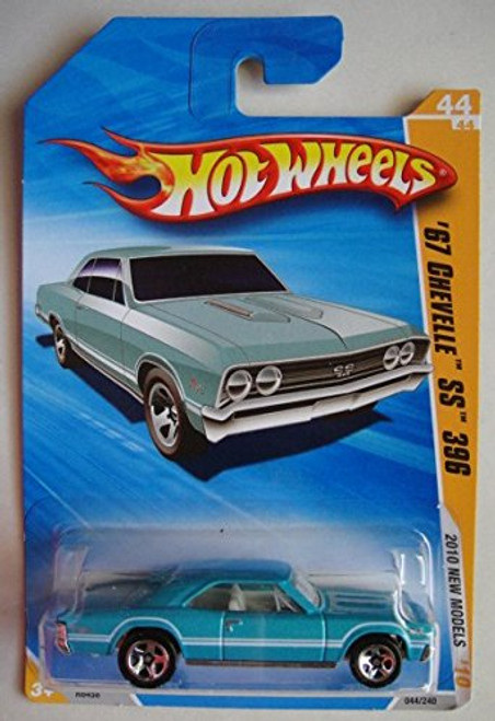 HOT WHEELS 2010 NEW MODELS TEAL '67 CHEVELLE SS 396 44/44 5 SPOKE HOT WHEELS 2010 NEW MODELS TEAL '67 CHEVELLE SS 396 44/44 5 SPOKE