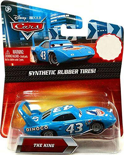 Disney Pixar Cars, Exclusive Die-Cast Vehicle, The King with Synthetic Rubber Tires, 1:55 Scale