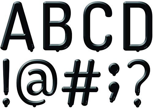 Creative Teaching Press Black Letter Board 5" Uppercase Designer Letters (8748)