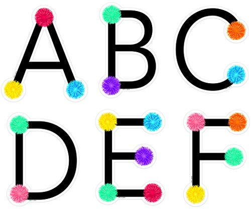 Creative Teaching Press Pom 5" Uppercase Designer Letters (8750)