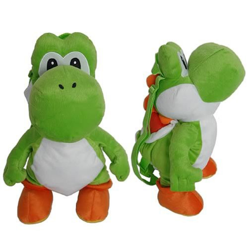 Nintendo Super Mario "Yoshi" Plush Kids Backpack