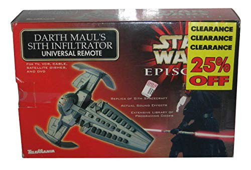 Star wars - DARTH MAUL'S Sith Infiltrator Universal remote Star wars - DARTH MAUL'S Sith Infiltrator Universal remote