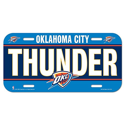 WinCraft NBA Oklahoma City Thunder License Plate