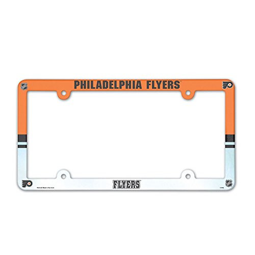 WinCraft NHL Philadelphia Flyers Full Color License Plate Frame, Team Color, One Size
